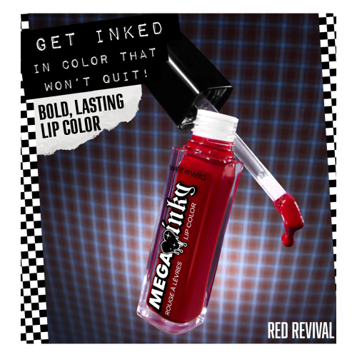 Wet n Wild - Batom Líquido Mega Inky - Red Revival