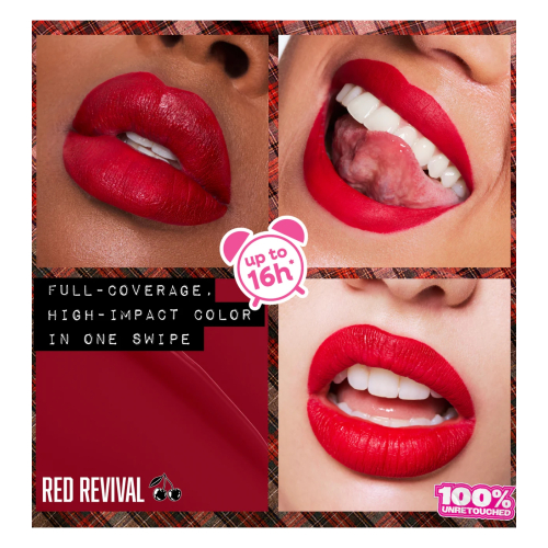 Wet n Wild - Batom Líquido Mega Inky - Red Revival