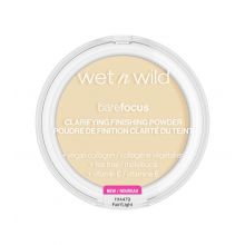 Wet N Wild - Pó de acabamento fosco Bare Focus - Fair/Light