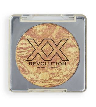 XX Revolution - Pó Bronzer Bronze Light Marbled Bronzer - Suntrap Mid