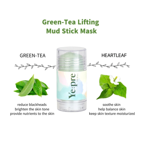 Ye:pre - Máscara facial em bastão Green-Tea Lifting