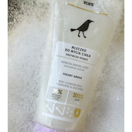 Yope - *Creamy Amber* - Leite de Limpeza Corporal Nutritivo