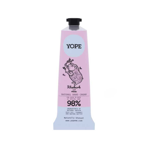 Yope - Creme para as Mãos com Ruibarbo e Rosa