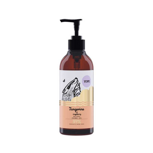 Yope - Gel de duche natural - Tangerina e Framboesa