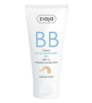 Ziaja - BB Cream SPF 15 - Pele oleosa e combinação - Natural
