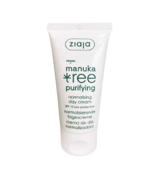 Ziaja - Creme de dia normalizador e hidratante Manuka Tree SPF10 - Pele mista e oleosa