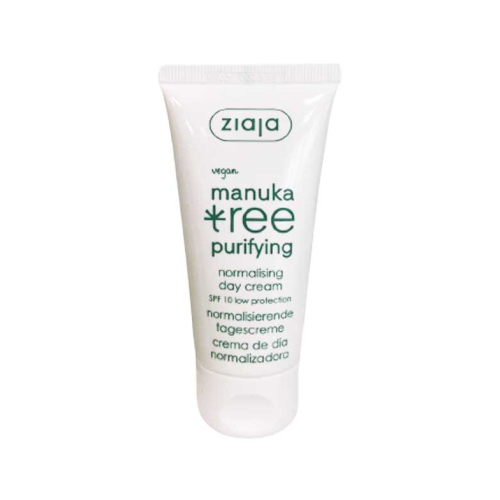 Ziaja - Creme de dia normalizador e hidratante Manuka Tree SPF10 - Pele mista e oleosa