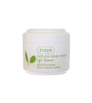 Ziaja - fórmula de luz natural creme de cara verde-oliva