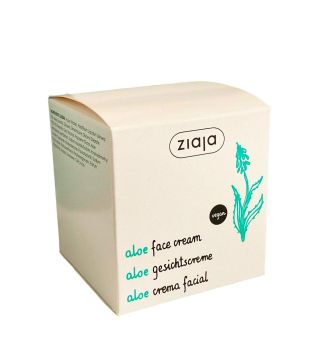 Ziaja - Creme Facial hidratante de Aloé - Seca e a pele Normal.