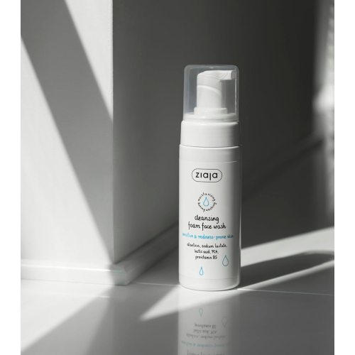 Ziaja - Espuma de limpeza facial - Pele sensível e vermelha