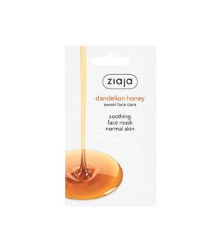 Ziaja - Máscara facial mel dandelion calmante para pele normal