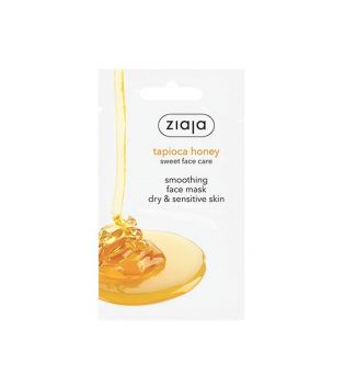 Ziaja - Máscara facial de mel de tapioca para amaciamento da pele seca e sensível