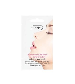 Ziaja - Máscara facial de microbioma - Calmante para pele sensível