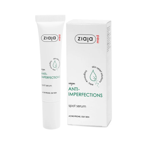 Ziaja Med - *Anti-imperfections* - Sérum facial localizado para pele com tendência acneica