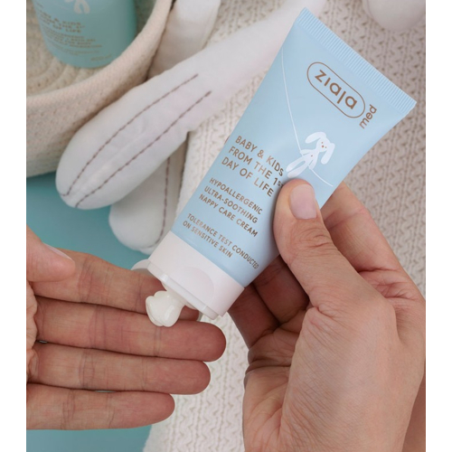 Ziaja Med - *Baby & Kids* - Creme hipoalergênico ultracalmante para fraldas