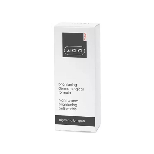 Ziaja Med - *Brightening* - Creme Facial Noturno Clareador e Antirrugas