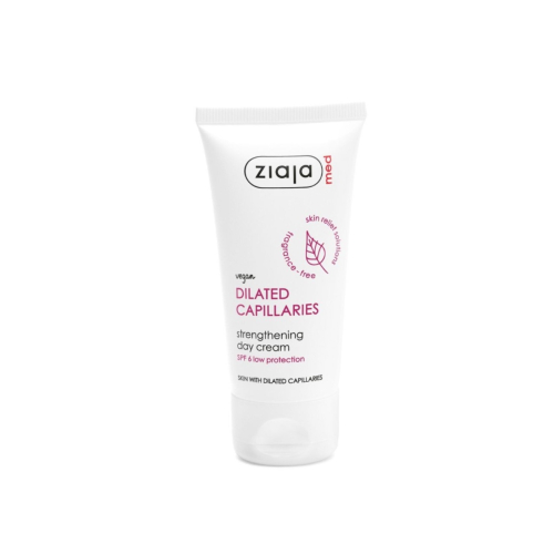 Ziaja Med - *Capilares Dilatados* - Creme facial diurno fortalecedor FPS 6