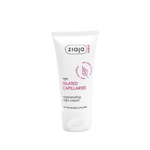 Ziaja Med - *Capilares Dilatados* - Creme Facial Noturno Regenerador