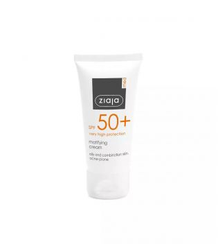 Ziaja Med - Creme protetor solar matificante SPF50+ - Pele oleosa e mista