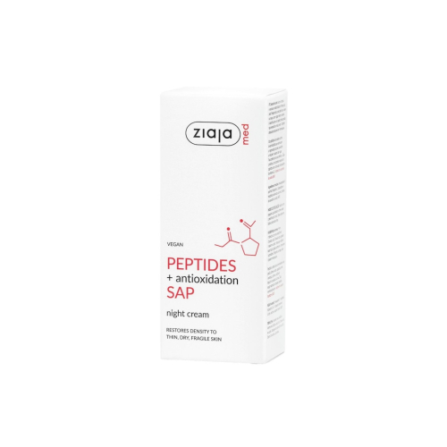 Ziaja Med - *Peptides* - Creme Facial Noturno Antioxidante SAP