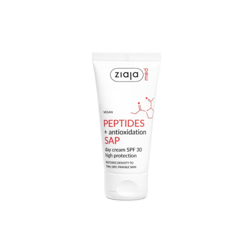 Ziaja Med - *Peptides* - Creme Facial FPS 30 com SAP Antioxidante