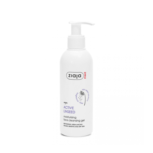 Ziaja Med - *Semillas de Lino* - Gel de Limpeza Facial Hidratante