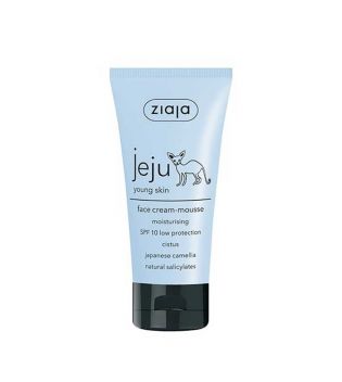 Ziaja - Mousse facial hidratante SPF 10 Jeju Young Skin