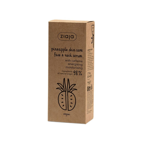 Ziaja - Soro para rosto e pescoço com cafeína - Abacaxi