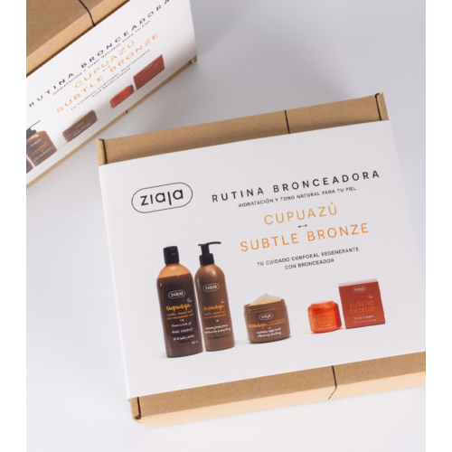 Ziaja - Conjunto de rotina de bronzeamento Cupuazú & Subtle Bronze