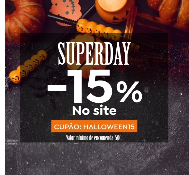 SUPERDAY  -15% en toda la web